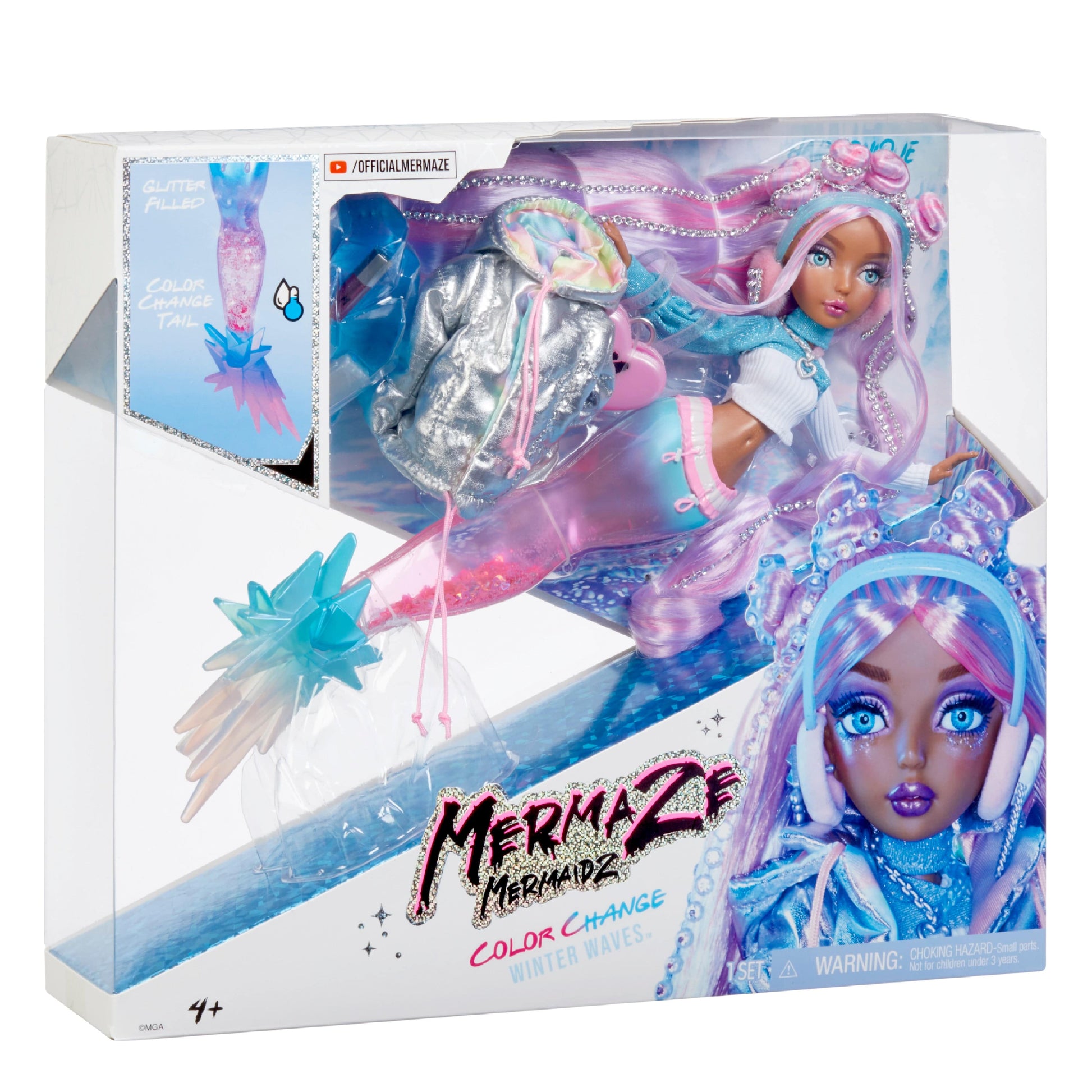 Dream Ella Toys Mermaze Mermaidz Winter Waves Harmonique Mermaid Fashion Doll with Accessories