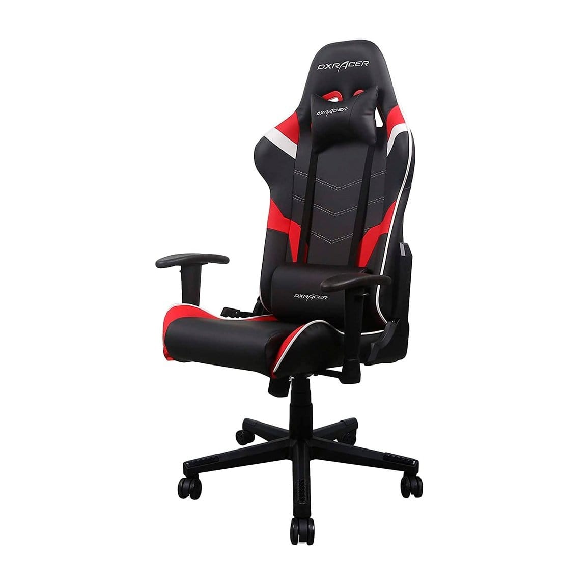 DXRACER DXRacer P Series Gaming Chair Black/Red/White | GC-P188-NRW-C2-01