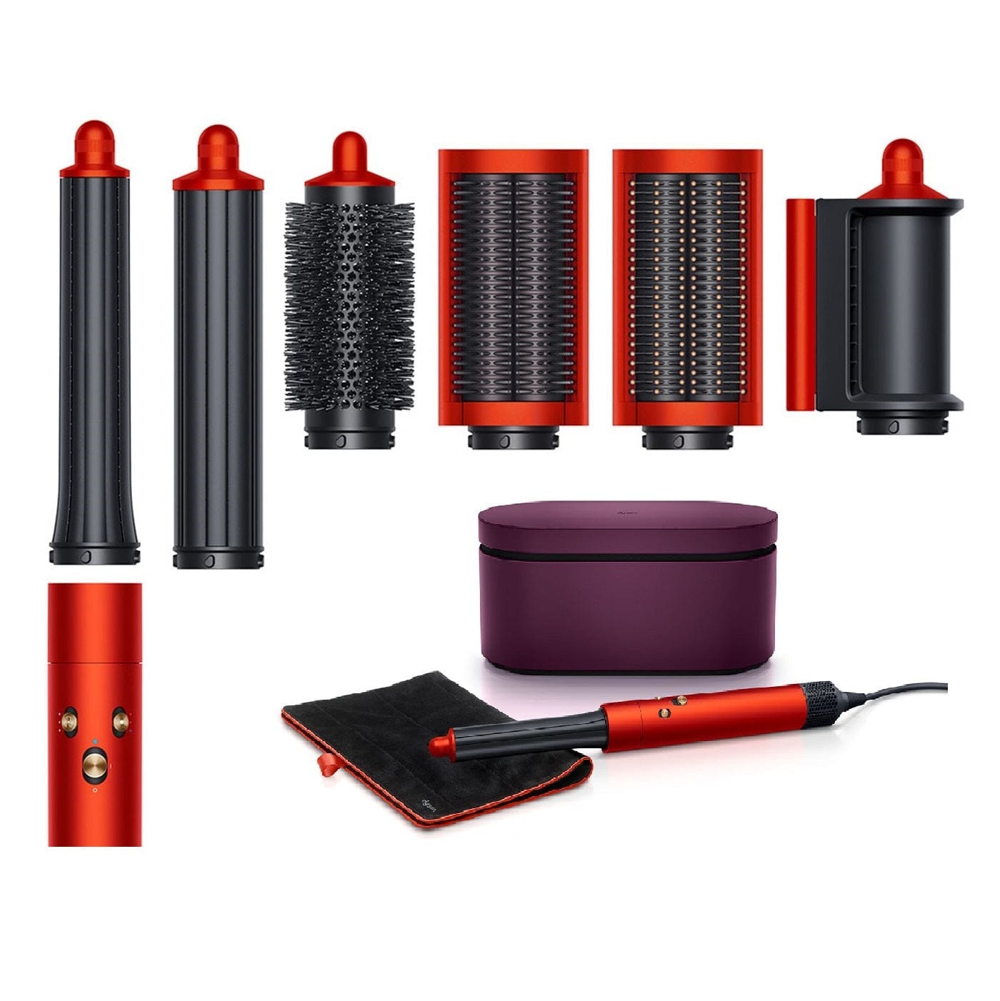 Dyson Beauty Dyson Airwrap Complete Long Topaz orange and Byzantine purple