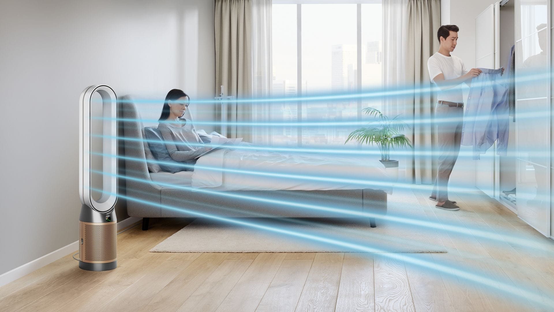 Dyson Household Appliances Dyson Purifier Cool Formaldehyde Fan White/Gold TP09