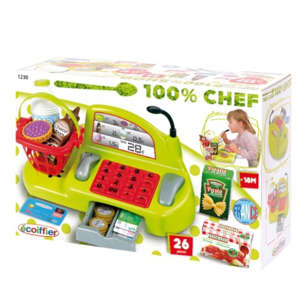Ecoiffier Toys Ecoiffier - 100% Chef Cash Register 26pcs