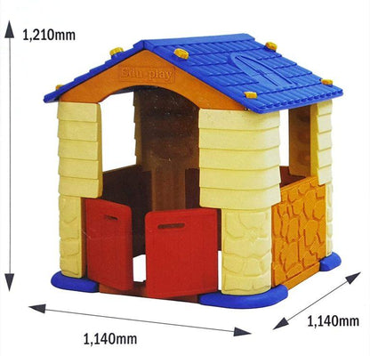 Edu-play Toys Edu-play Happy Play House Brown Funny Play Tent Indoor Outdoor