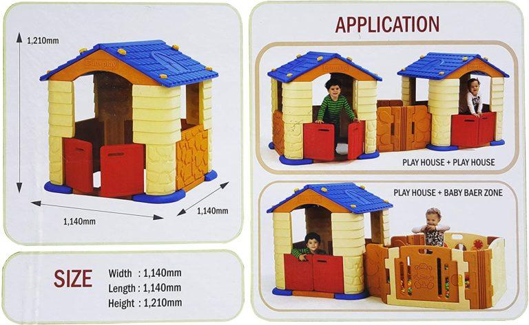 Edu-play Toys Edu-play Happy Play House Brown Funny Play Tent Indoor Outdoor