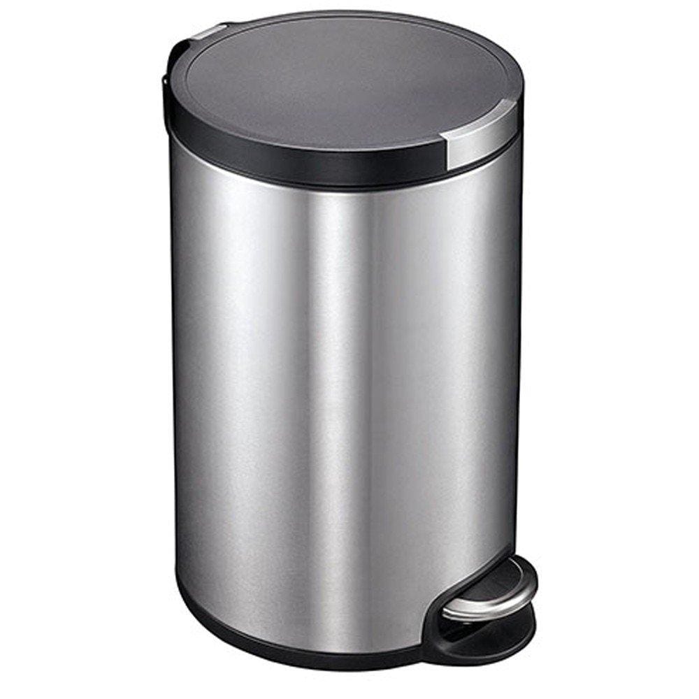 EKO Home & Kitchen Eko Artistic Stainless Steel Step Bin 8 Ltrs