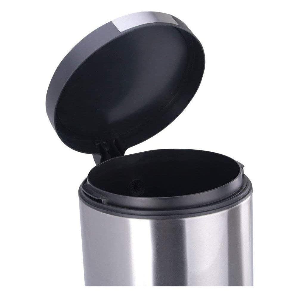 EKO Home & Kitchen Eko Artistic Stainless Steel Step Bin 8 Ltrs