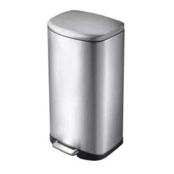 EKO Home & Kitchen EKO Stainless Steel Rectangular Step Bin 35L