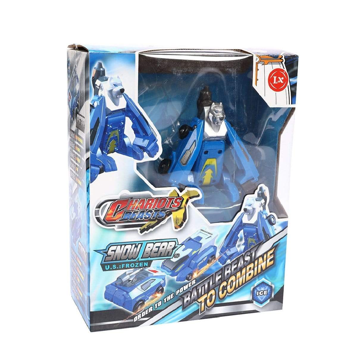 Elastic Deformator Toys Variant Battle Beast : Two Car Hit Into Bear