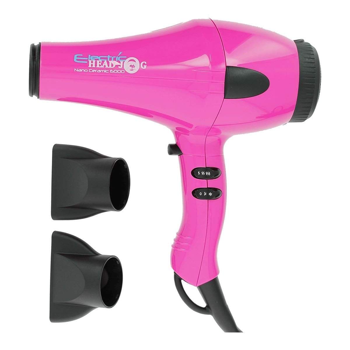 Electric Head Jog Beauty Electric Head Jog Nano Ceramic 6000 Hair Dryer - Pink