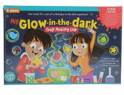 Explore My Glow-in-the-dark Soap Making Lab
