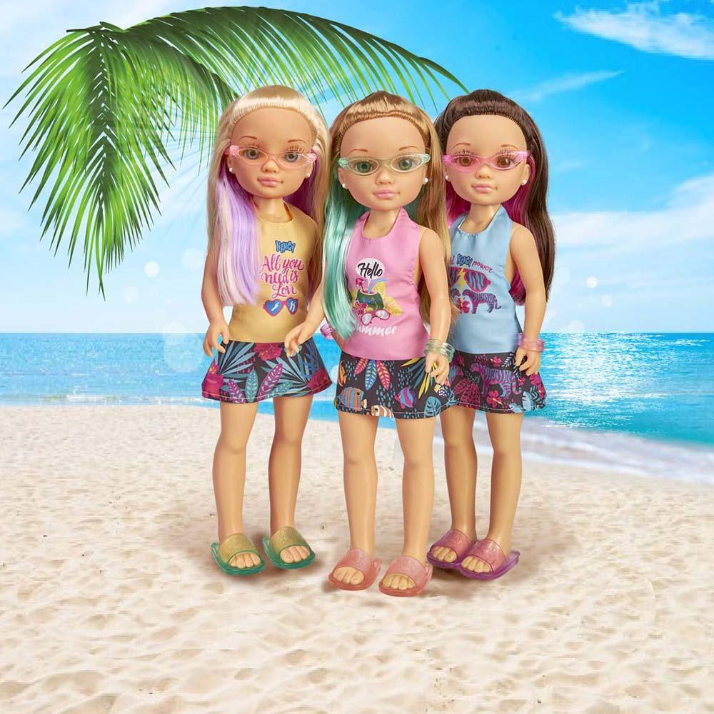 Famosa Toys Nancy Doll A Day W/ Tropical Sunglasses