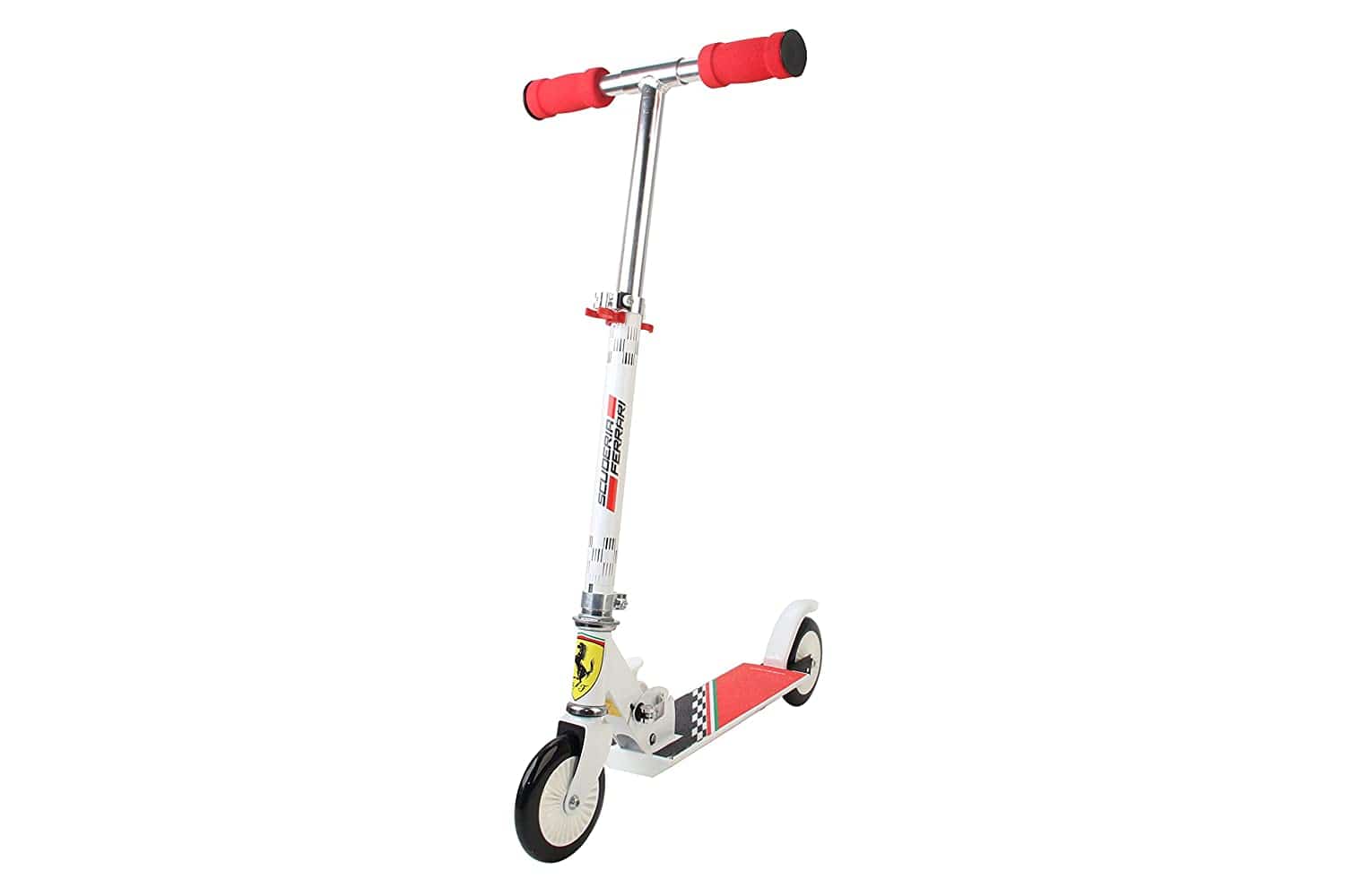 Ferrari Outdoor Ferrari 2 Wheel Scooter-White