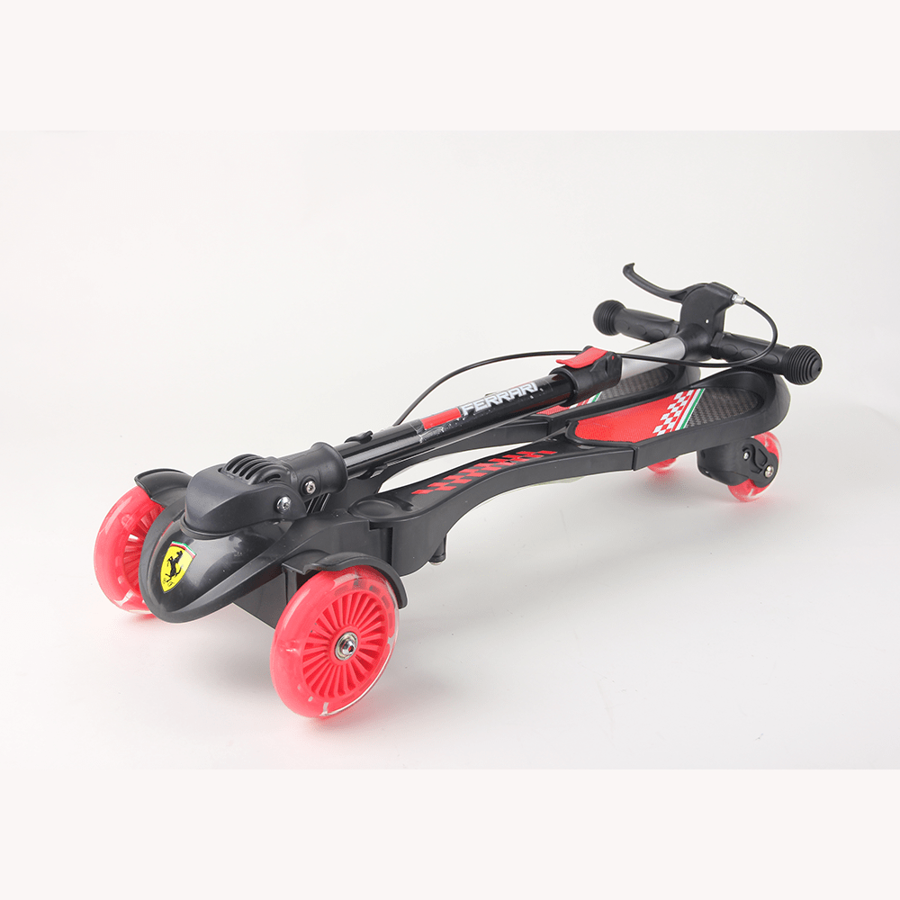 Ferrari Outdoor Ferrari Foldable Frog Scooter Black