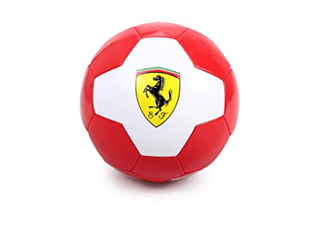 Mesuca Ferrari Soccer Ball White/Red