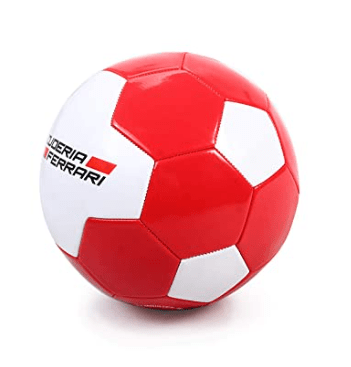 Mesuca Ferrari Soccer Ball White/Red