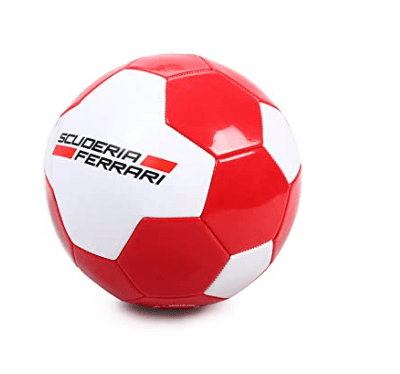 Mesuca Ferrari Soccer Ball White/Red
