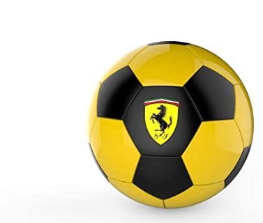 Mesuca Ferrari #5 Yellow/Black Machine Sewing Soccer Ball-F688