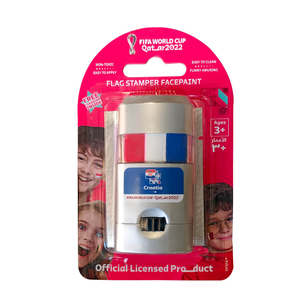 FIFA Toys FIFA Flag Stamper Non Toxic | Flag Face Paint with Free Removing Cream - FRANCE