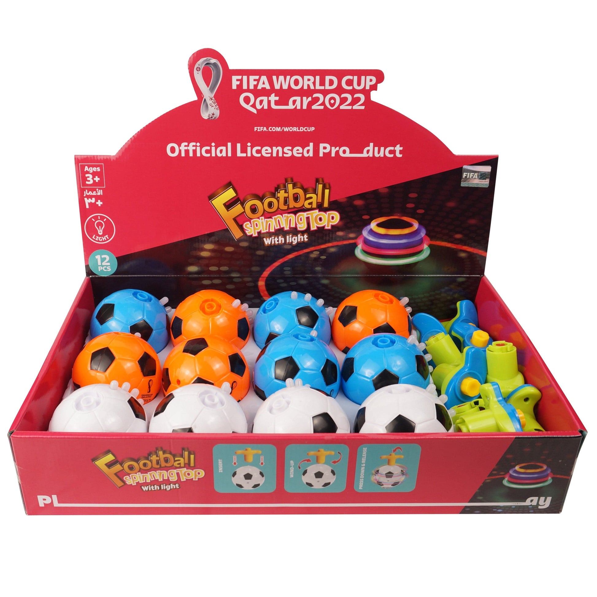 FIFA Toys FIFA Football Flash Music Gyro Multicolor | Assortment x 1