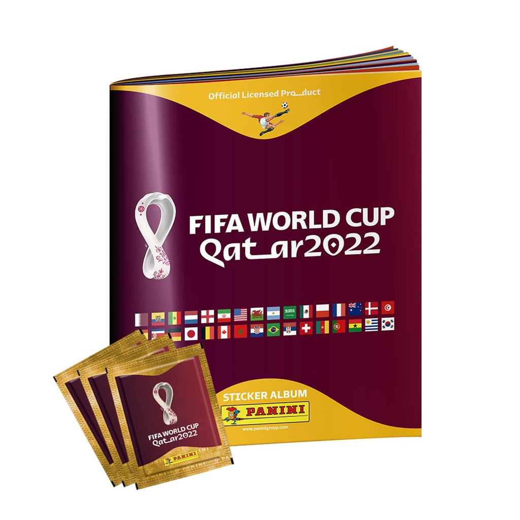 FIFA Toys Panini - Fifa Road to Qatar World Cup 2022 Players Album with 3 Pack of Sticker Collection