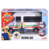 Fireman Sam Toys Fireman Sam Trevors Bus Incl Figurine