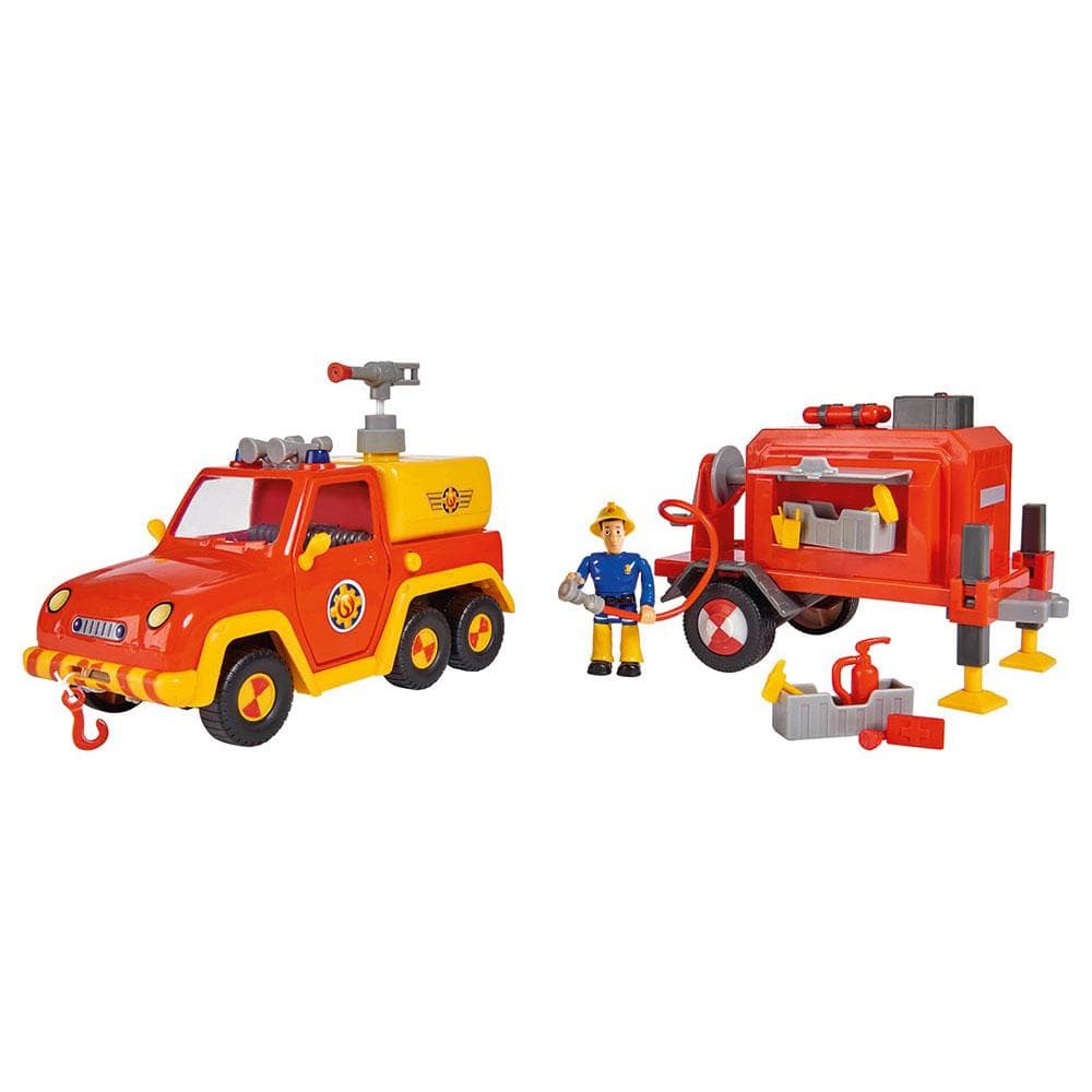 Fireman Sam Toys Fireman Sam Venus with Trailer & Figurine