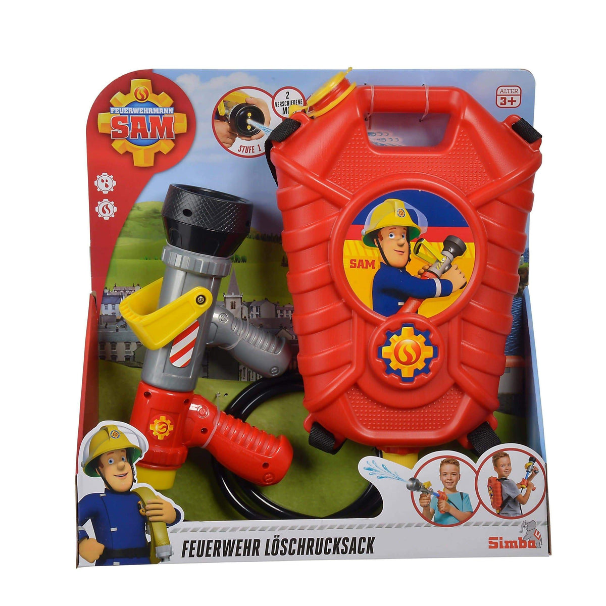 Simba - Fireman Sam Fireman Tank Backpack Blaster