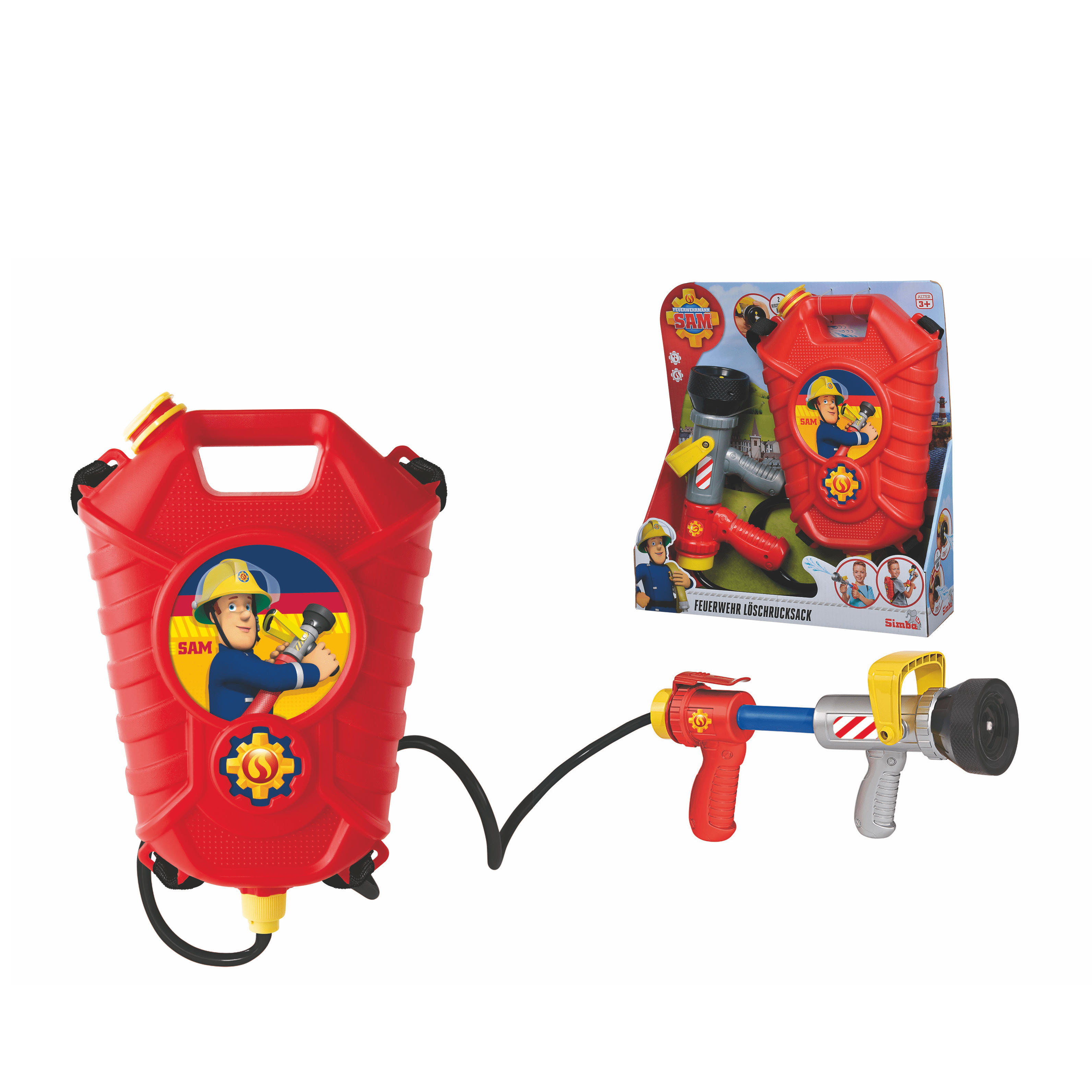Simba - Fireman Sam Fireman Tank Backpack Blaster – Flitit - Online Store