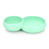 Fissman Babies Deep Bowl With Divided Two Sides Mint Green 580ml