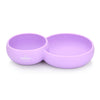 Fissman Babies Deep Bowl With Divided Two Sides Purple 580ml