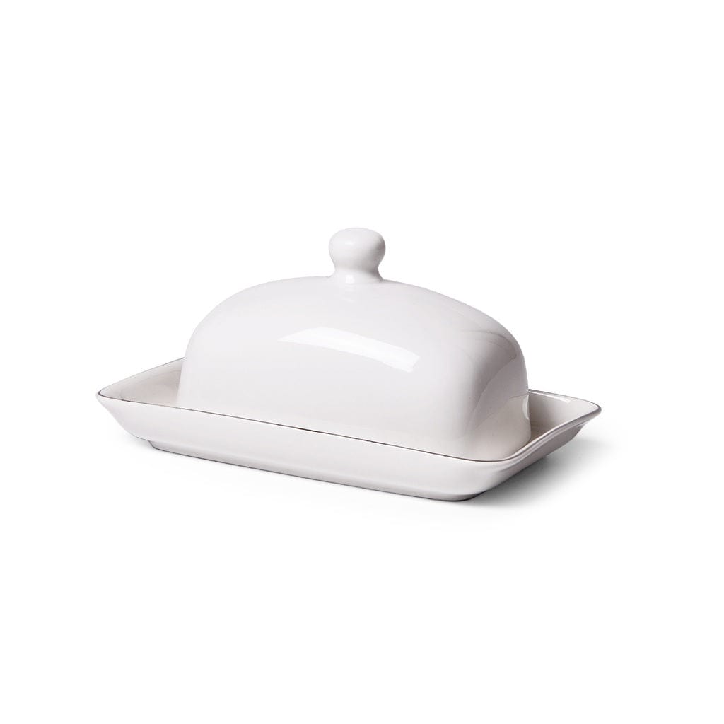 Fissman Home & Kitchen Aleska Butter Dish - White