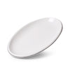 Fissman Home & Kitchen Aleska Oval Plate - White
