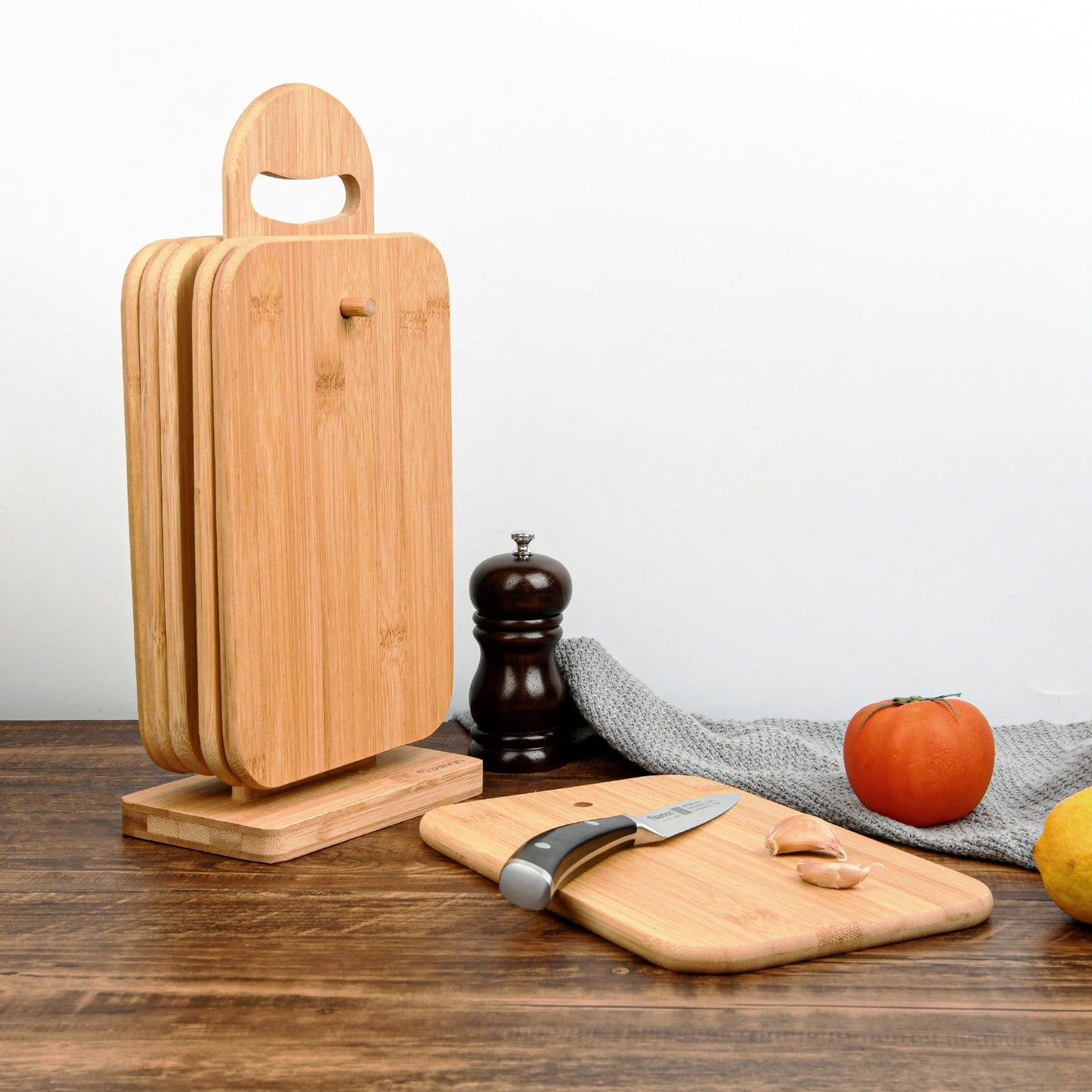 Fissman Home & Kitchen Bamboo Cutting Board Set 23cm