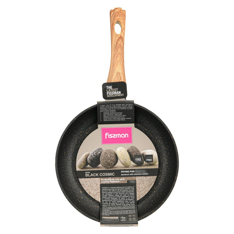 Fissman Home & Kitchen Black Cosmic Frying Pan 20cm