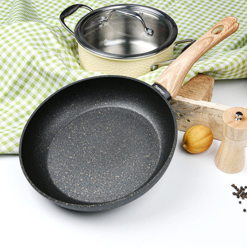 Fissman Home & Kitchen Black Cosmic Frying Pan 20cm