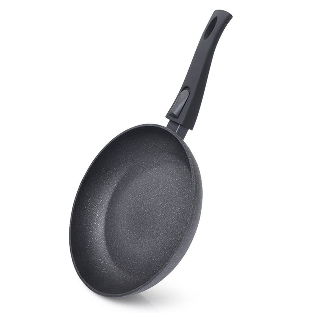 Fissman Home & Kitchen Black Cosmic Frying Pan With Detachable Handle 20cm