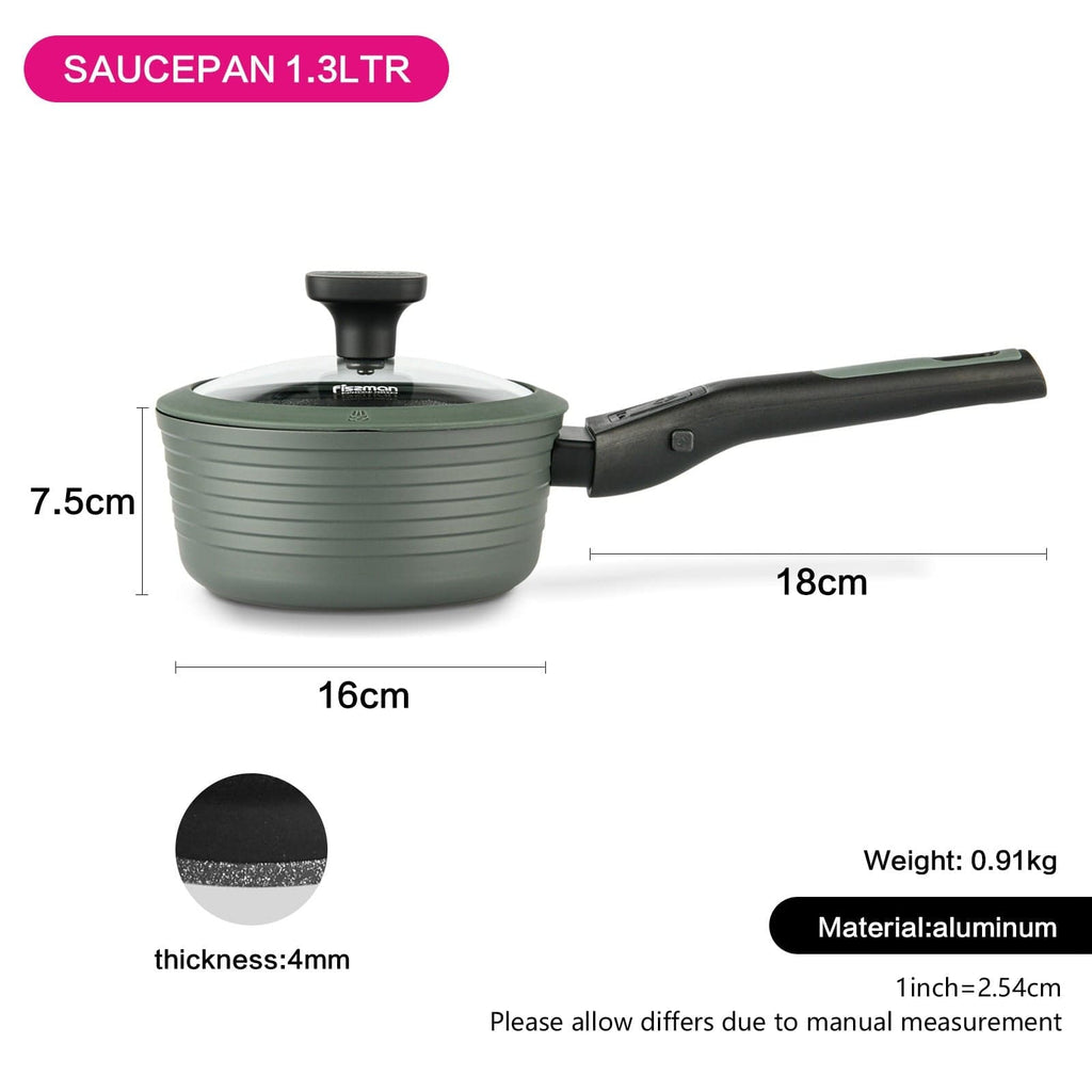 Fissman Home & Kitchen Brilliant Saucepan With Detachable Handle 16cm