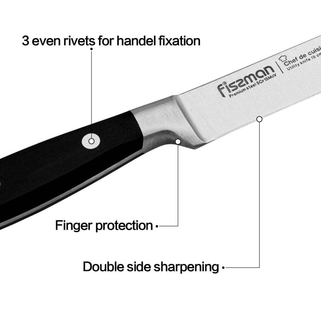 Fissman Home & Kitchen Chef De Cuisine 6" Utility Knife