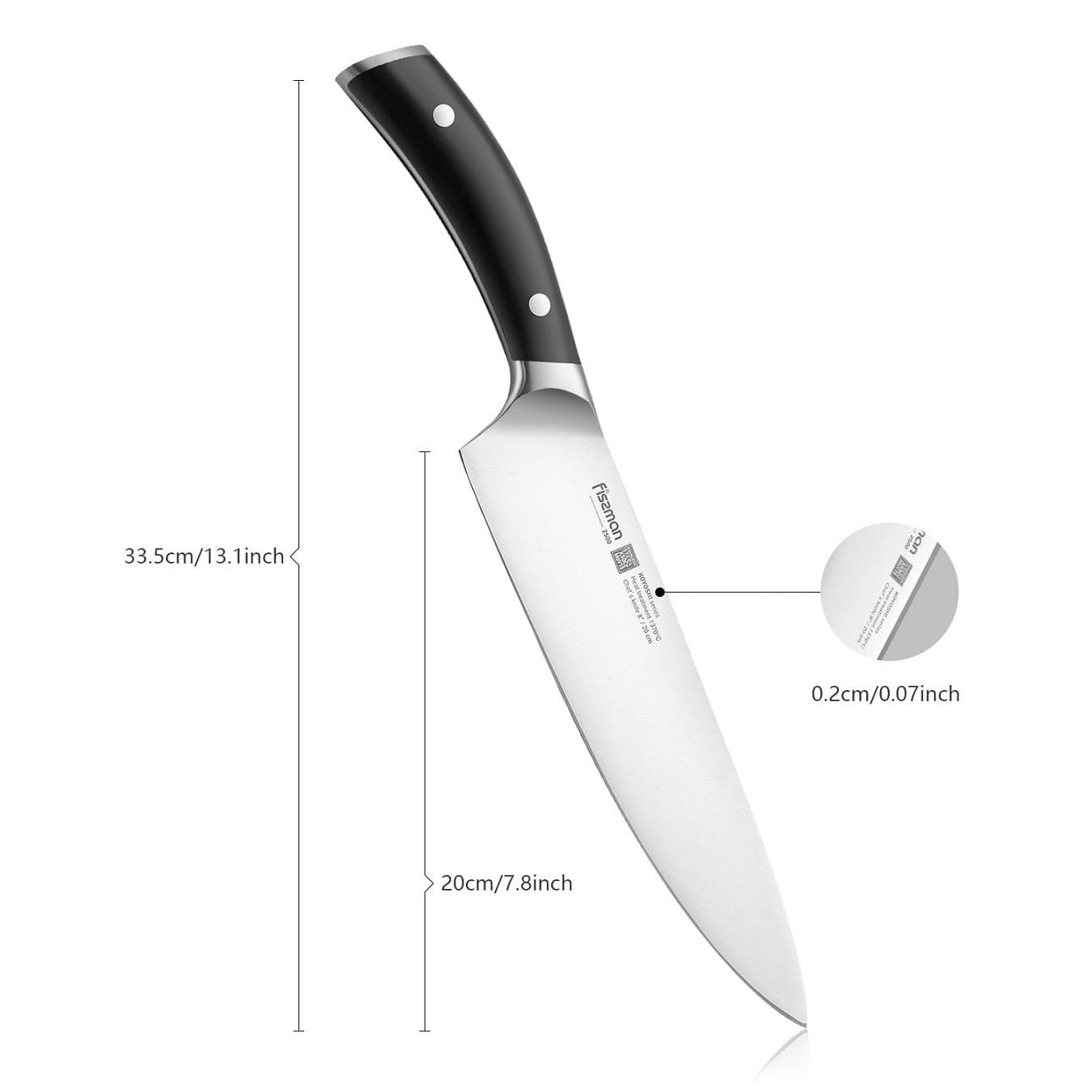 Fissman Home & Kitchen Chef Knife 8 Inch Koyoshi