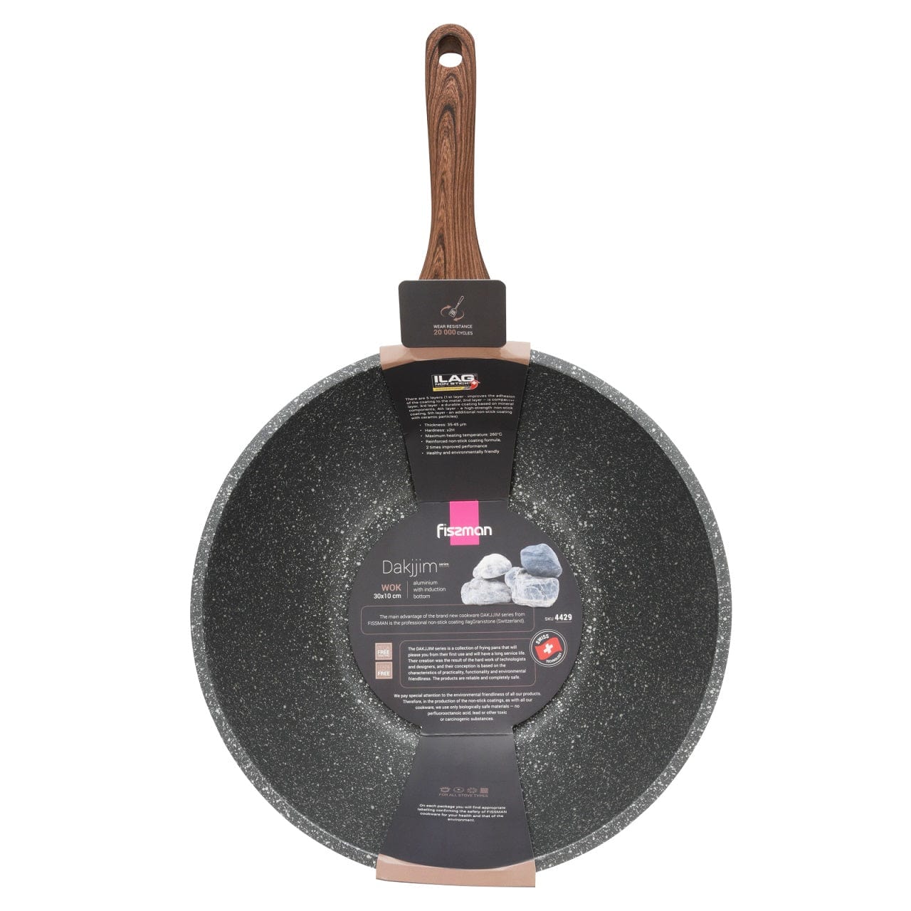 Fissman Home & Kitchen Dakjjim Wok 30cm