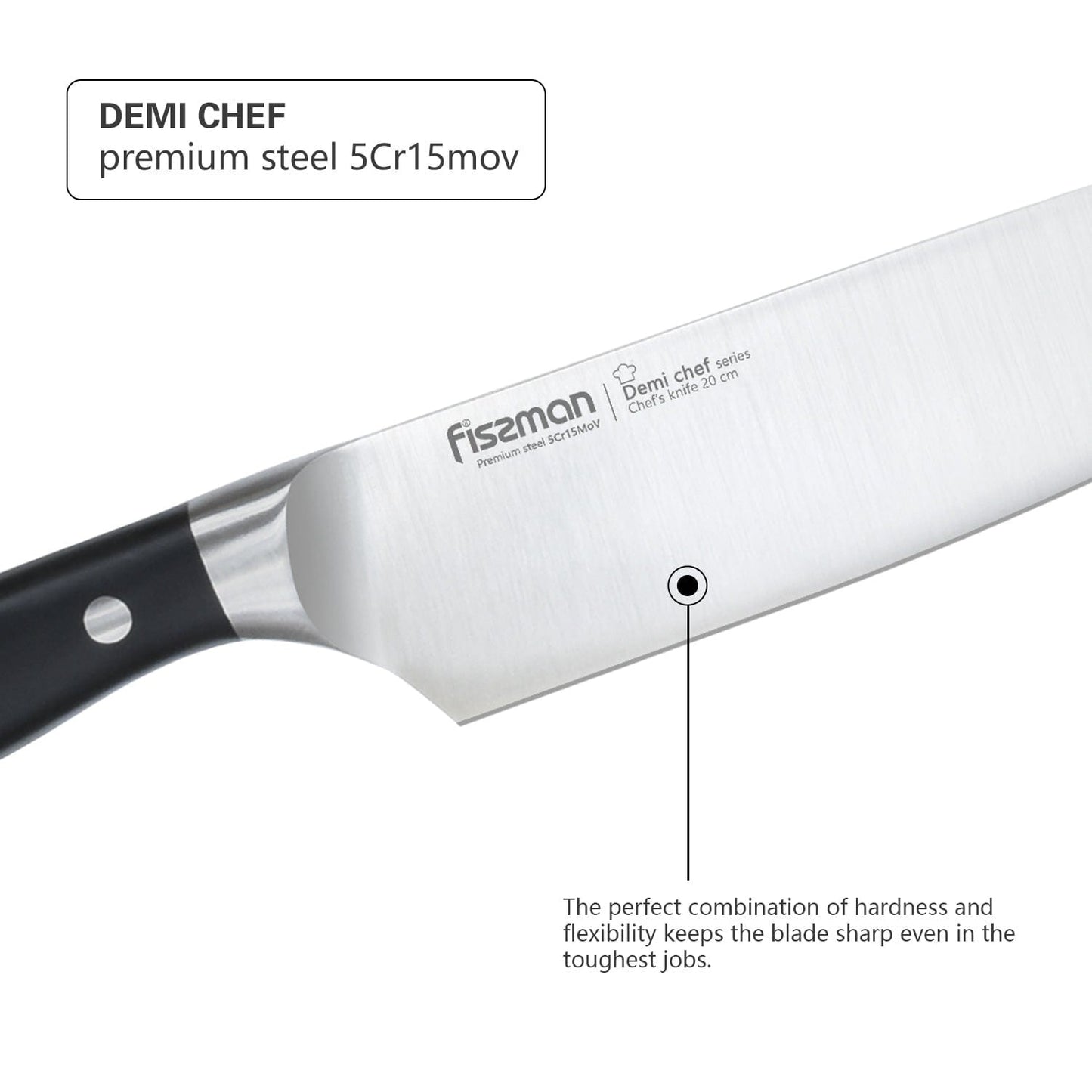 Fissman Home & Kitchen Demi 8" Chef's Knife