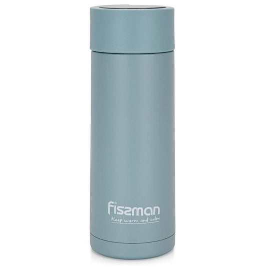 Fissman Home & Kitchen Double Wall Vacuum Flask 390ml - Green