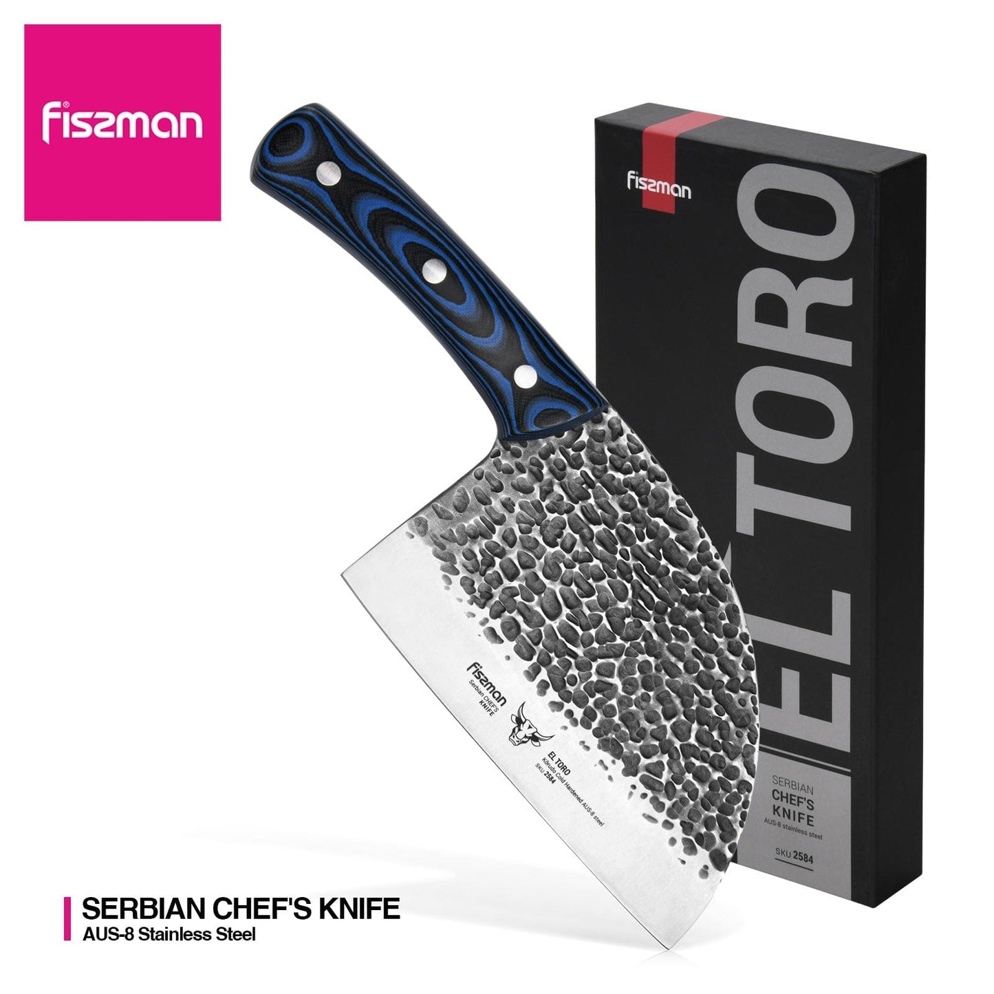 Fissman Home & Kitchen El Torro Serbian Chef's Knife