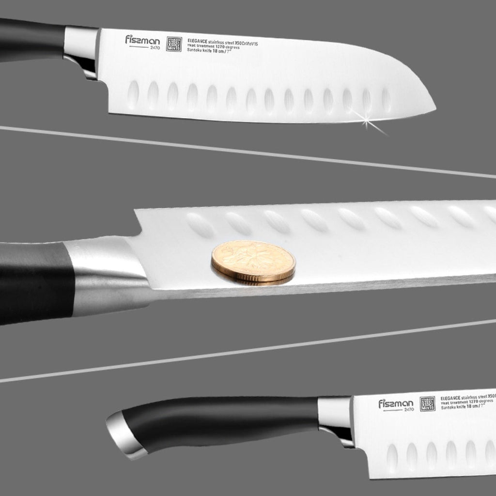 Fissman Home & Kitchen Elegance 7'' Santoku Knife