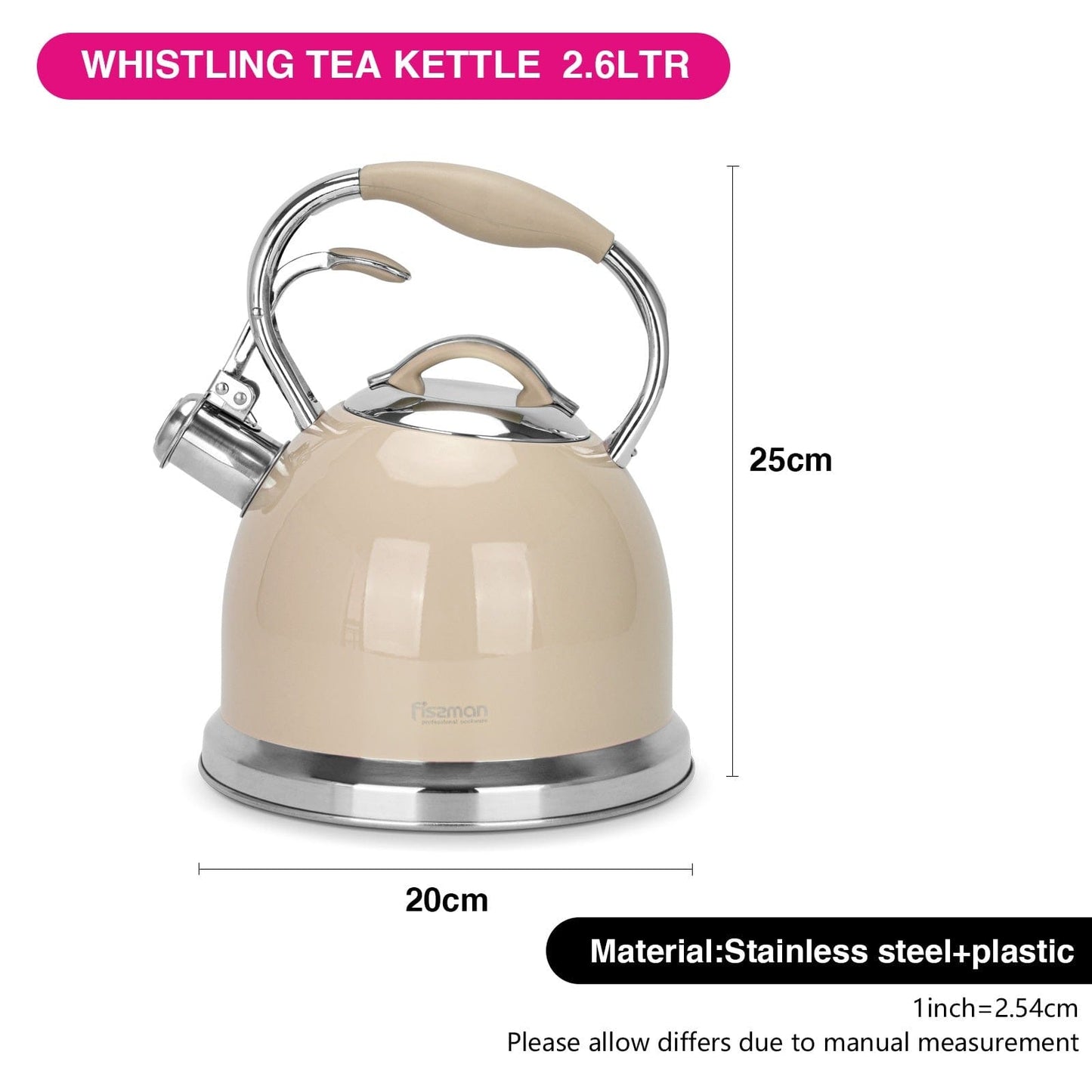 Fissman Home & Kitchen Felicity Whistling Kettle