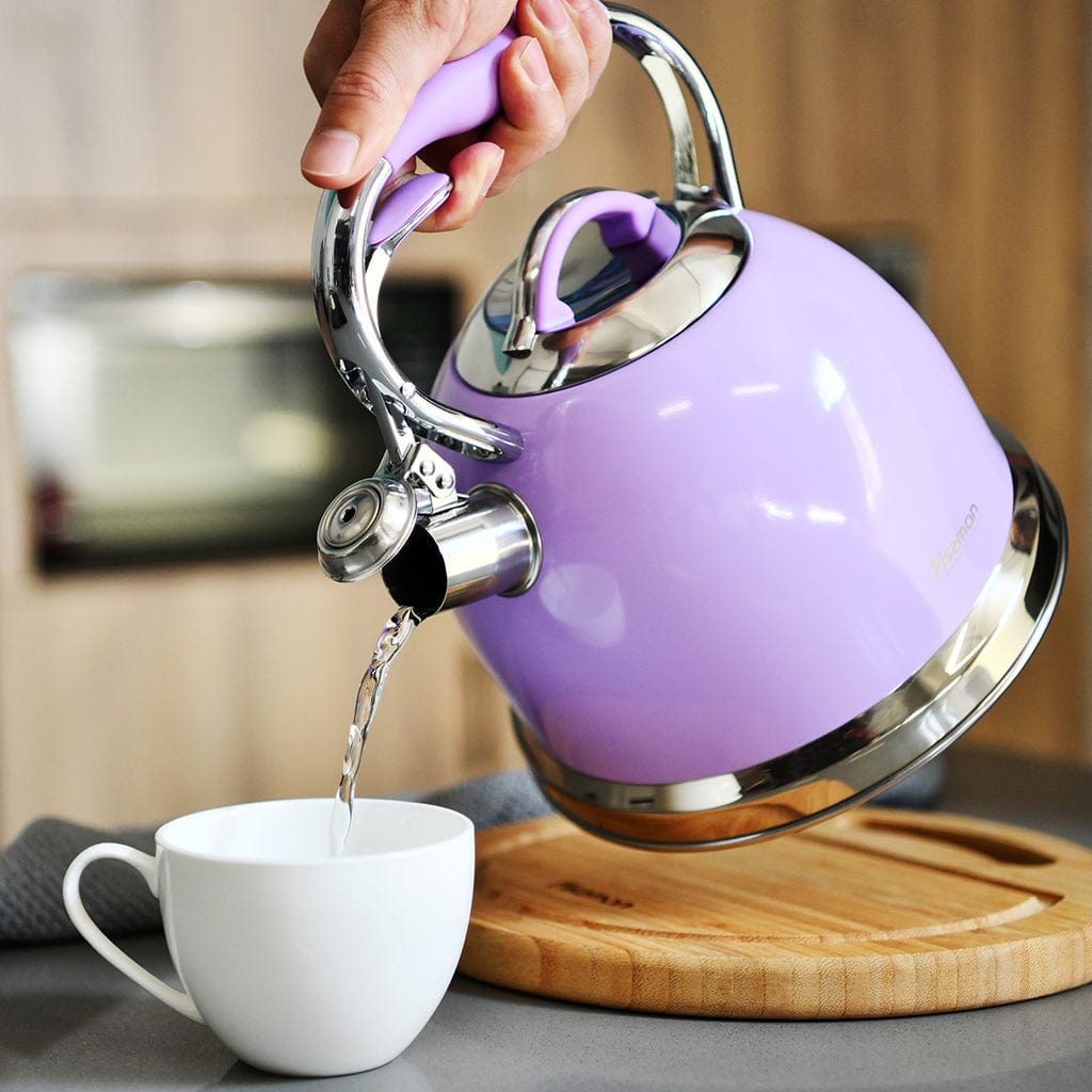 Fissman Home & Kitchen Felicity Whistling Kettle - Violet