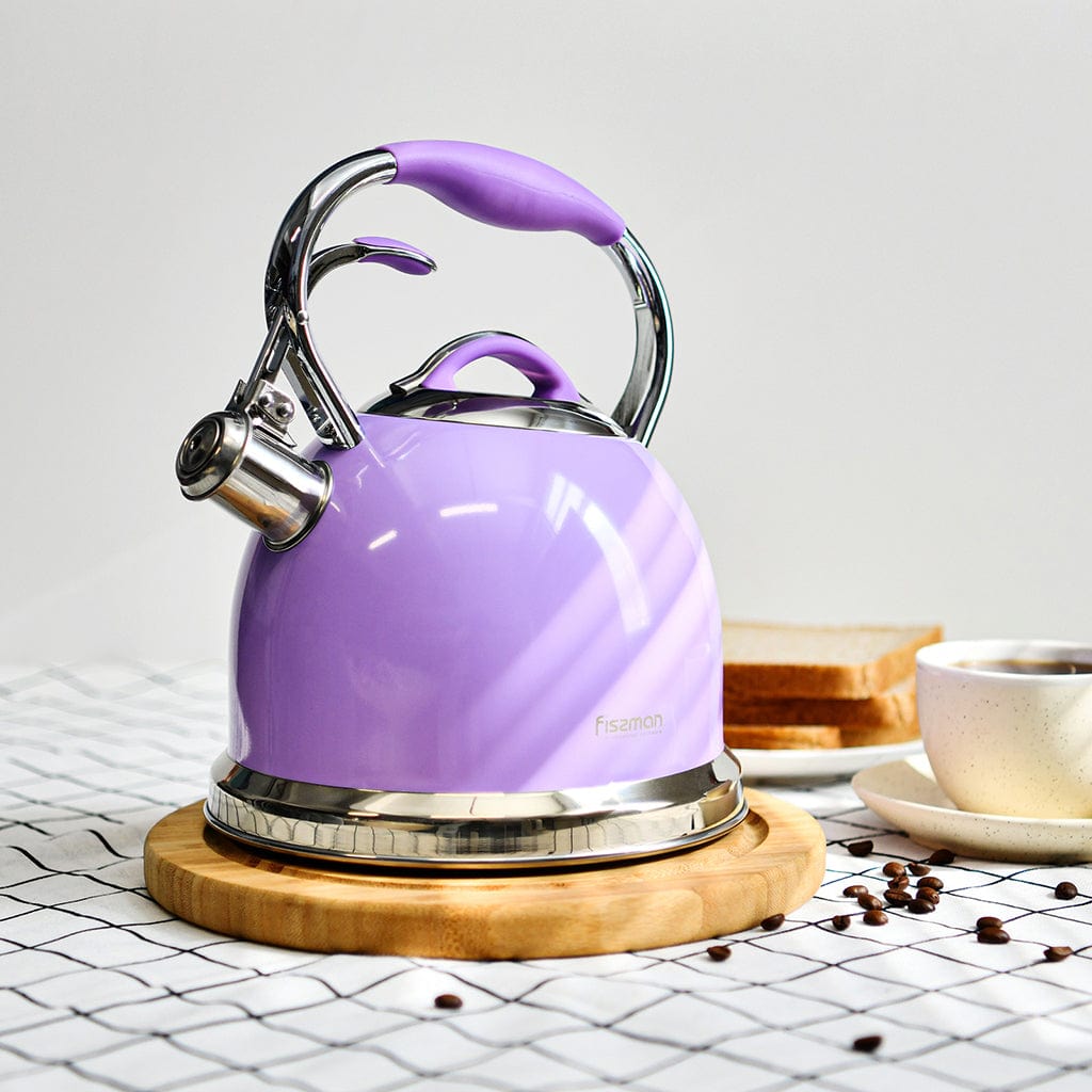 Fissman Home & Kitchen Felicity Whistling Kettle - Violet