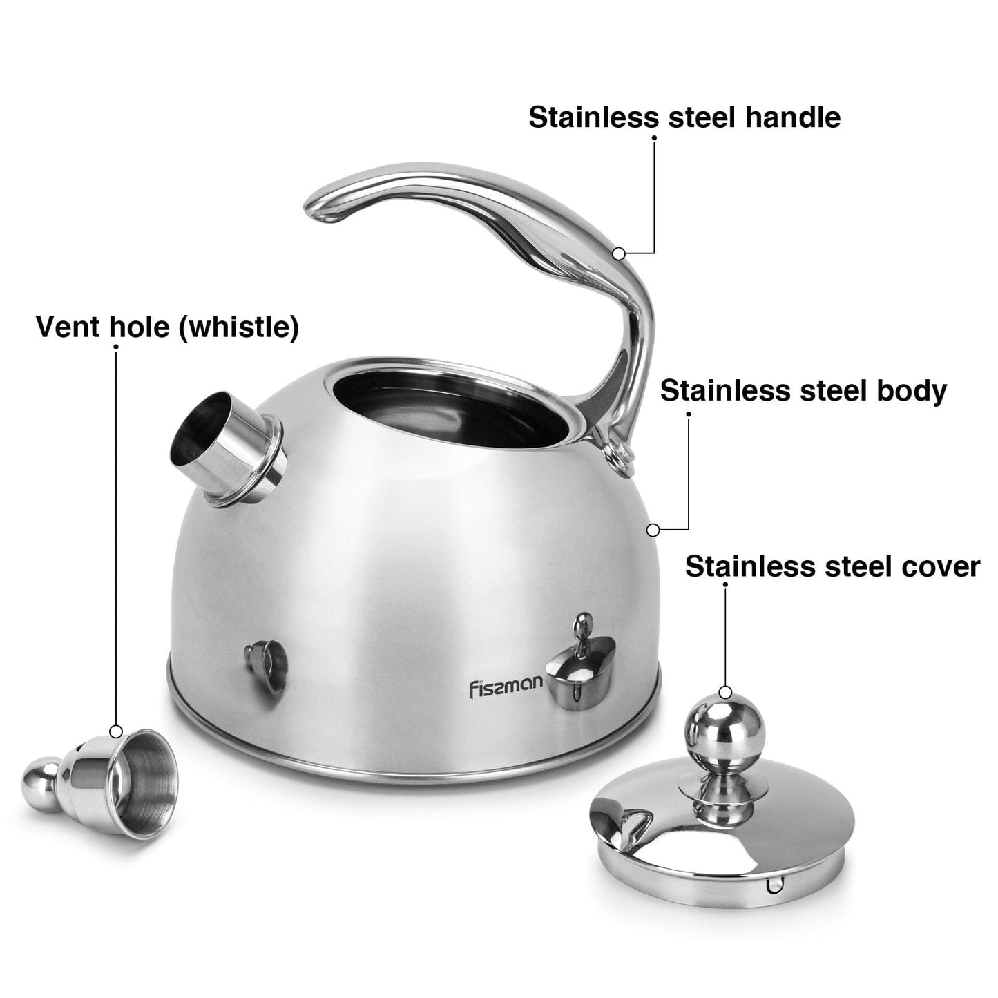 Fissman Home & Kitchen Fiona Whistling Kettle 2.75L