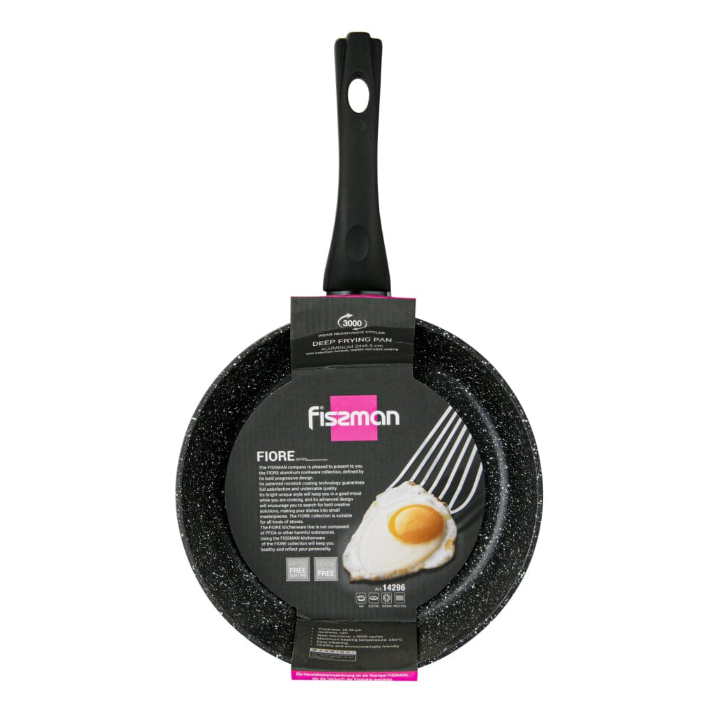 Fissman Home & Kitchen Fiore Deep Frying Pan 24cm