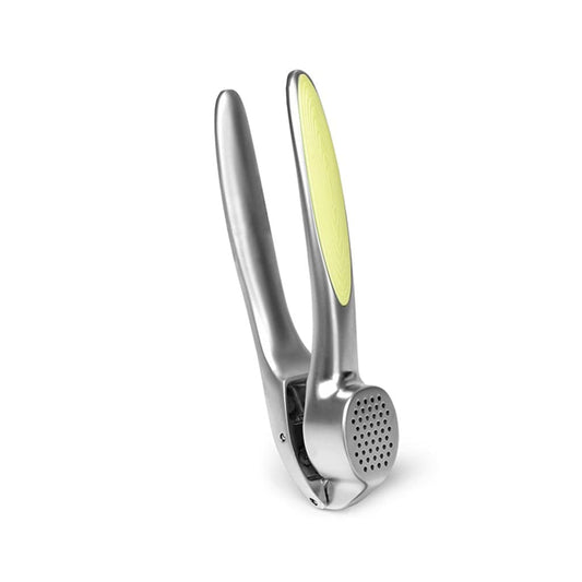 Fissman Home & Kitchen Garlic Press with Zinc and Alloy Yellow 16cm