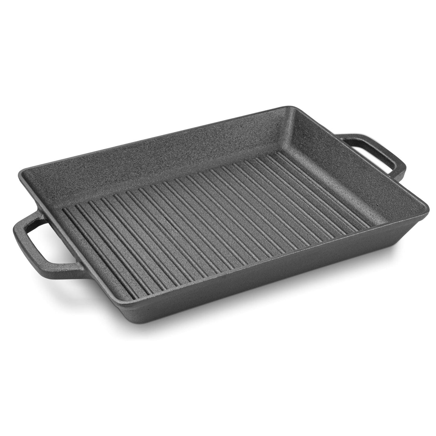 Fissman Home & Kitchen Grill Pan Cast Iron Rectangular Shape